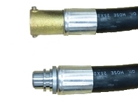 エムケーローリー用給油ホース（延長用）※金具:メス×オス (ﾎｰｽ内径:25mm)