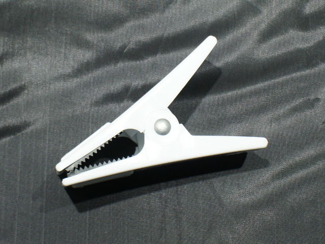 白色 油名札 (クリップ)